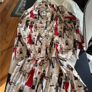 Taylor Swift Red Silk PJs size medium